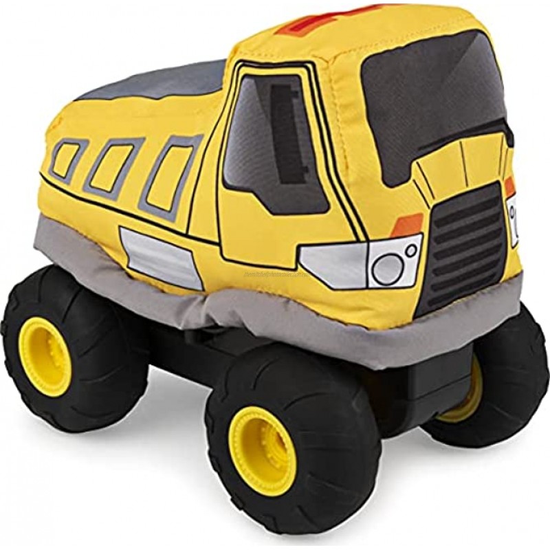Plush Power RC Remote Control Dump-Truck with Soft Body and 2-Way Steering for Kids Aged 3 and Up