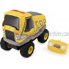 Plush Power RC Remote Control Dump-Truck with Soft Body and 2-Way Steering for Kids Aged 3 and Up