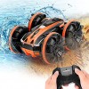 Amphibious RC Car Remote Control Boat for Kids 4WD 2.4Ghz 2 in 1 RC Stunt Car with 360° Flips Double Sided Rotating RC Cars Toy for 5-12 Year Old Boys & Girls