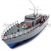 Lingxuinfo 19.7" Remote Control Torpedo Boat Military Model Boat Toy 1 115 RC Boat