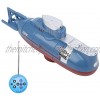 RC Submarine Model Kids RC Underwater Submarine Toy 6 Channel Mini Remote Control Submarine for Swimming Pool Fish Tank