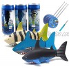 Tipmant Mini RC Fish Shark Radio Remote Control Boat Ships & Submarine for Fish Tank Swimming Pool Bathtub Kids Electric Animal Toy 3 Pack