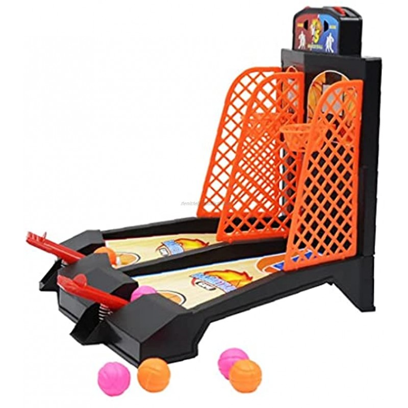 1set Classic Arcade Hoops Mini Basketball Games Shooting Game Toys Finger Sport Game Desktop Table Sports Toys for Kids Adults