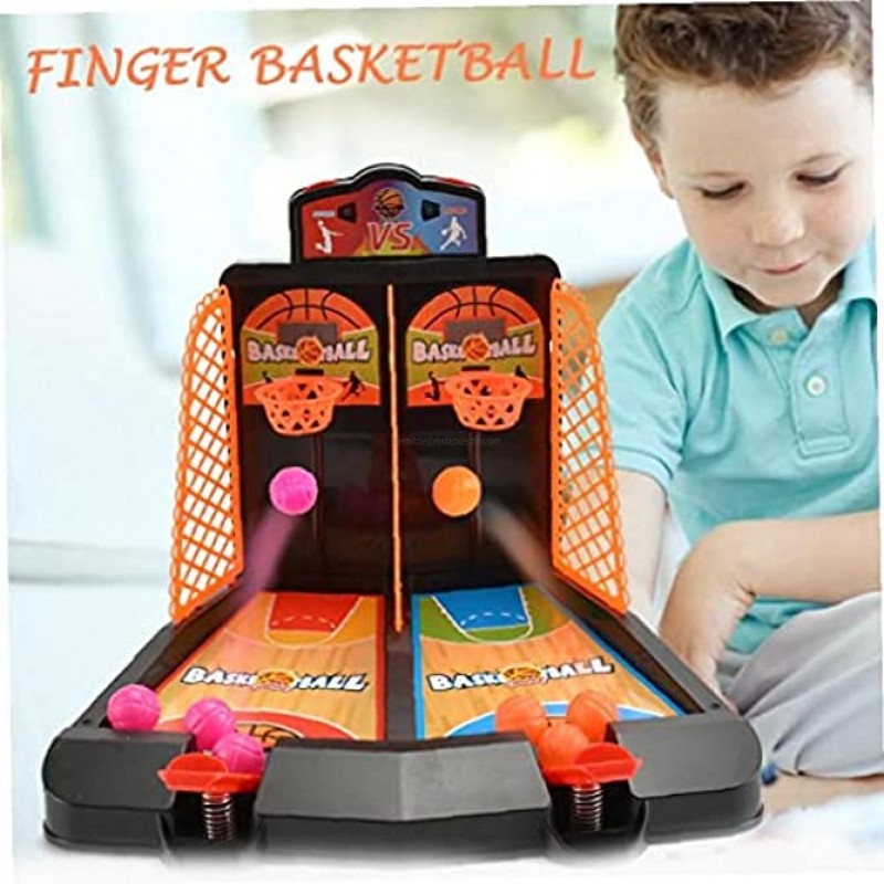 1set Classic Arcade Hoops Mini Basketball Games Shooting Game Toys Finger Sport Game Desktop Table Sports Toys for Kids Adults