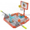 Children'S Desktop Basketball Toy Table One on One Game with Shoot Block Rebound Cross Over Functioning Parent-Child Interactive Game Basketball Machine with Timer & Timing Card for Christmas present