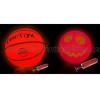 OMOTIYA Orange Glow in The Dark Basketball with LED Glow Dodgeball
