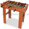 6-Pole Desktop Foosball Game Parent-Child Interactive Table Football Toy Multifunctional Table Football Game Machine Easy to Assemble Improve Parent-Child Relationship Children Toy Gift