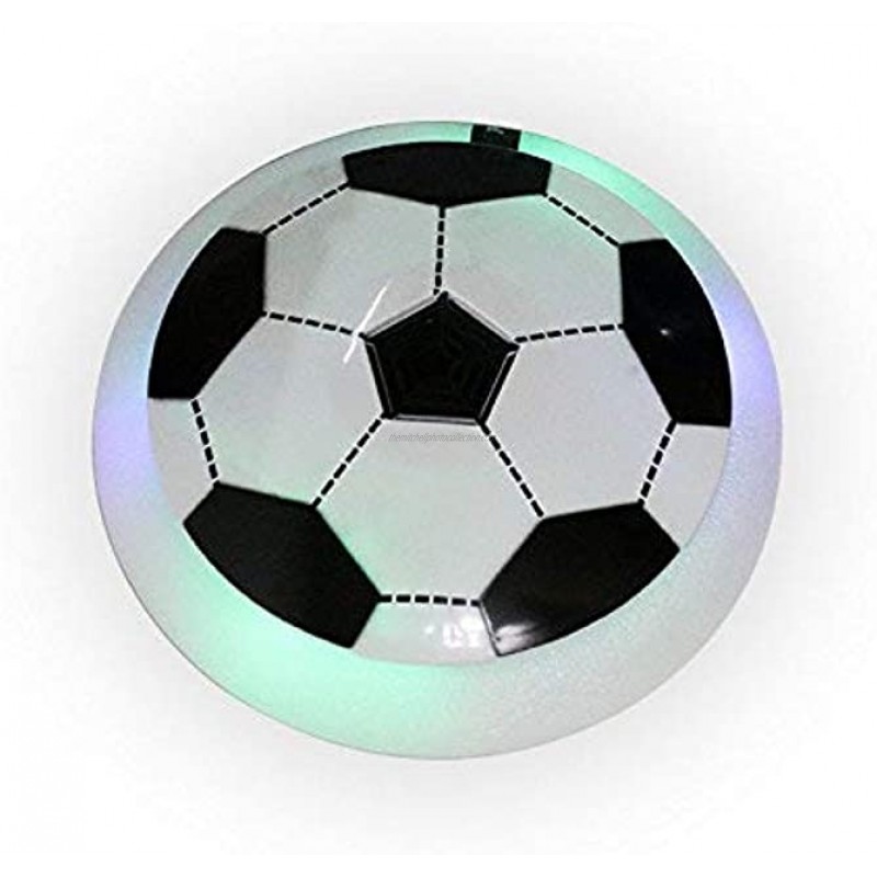 Vibgyor Vibes Indoor Outdoor Air Power Soccer Hover Disk Ultra Glow with Foam Bumpers