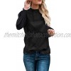 Womens Tops Lace Patchwork Pullover Fashion Long Sleeve Shirts Solid Cute Floral Casual Blouse Loose Tunic