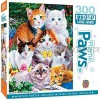 300 Piece Jigsaw Puzzle For Adult Family Or Kids Purrfectly Adorable By Masterpieces 18"X24" Family Owned American Puzzle Company