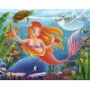 Aoumi 100 Piece Puzzles for Kids Ages 4-8 Mermaid Jigsaw Puzzle for Toddlers 3-5 Years Old Boys Girls Preschool Educational Fun Game Learning Puzzle Toys for Children Idea Kids Birthday Gifts
