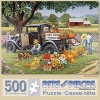 Bits and Pieces 500 Piece Jigsaw Puzzle for Adults 18"X24" Home Grown Fall On The Farm 500 pc Jigsaw by Artist John Sloane