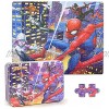 LELEMON 100 Pieces Spiderman Jigsaw Puzzles in a Metal Box for Kids Age for 4-12 Boys Girls Toy Puzzles Children Learning Educational Puzzles Toys