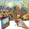 Think2Master Construction in New York City USA 100 Pieces Jigsaw Puzzle Fun Educational Toy for Kids School & Families. Great Gift for Boys & Girls Ages 4+ to Stimulate Learning. Size:23.4” X 16.5”