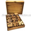 12 Wooden Game Gift Set Handmade Wooden Puzzles