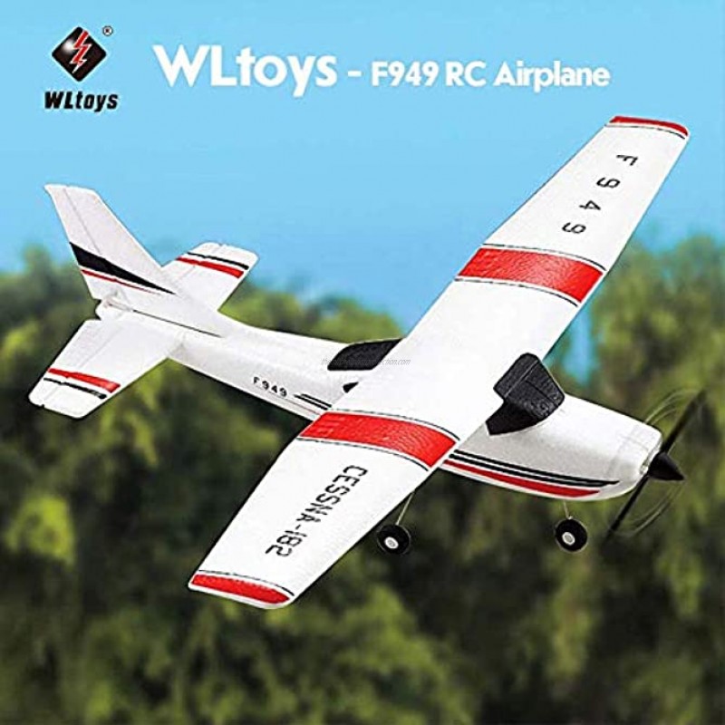 F949 Cessna 182 Remote Control 3ch Fixed Wing Drone Plane Rc Toys Airplane Aircraft Best Gift for Adults and Children