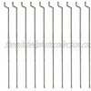 RESALET 1.2mm x 450mm 17.7 Inch Steel Z Pull Push Rods Parts for RC Airplane Plane Boat Replacement Pack of 10