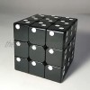 iHora Speed Rubiks Cube 3x3 with Raised Braille Digits UV Print Black