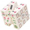 SUN-WAY 3×3×3 Stickerless Mahjong Speed Cube 3×3 Mahjong Magic Cube Puzzle Toys White