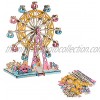 3D Wooden Puzzle DIY Ferris Wheel Puzzle 3D Jigsaw Model Gifts for Kids and Adults 295 PCS