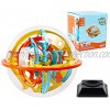 Maze Ball 3D Interactive Maze Sphere Game 18cm,7.1’’ with 100 Obstacles Labyrinth Puzzle Ball Kids Education Toys Magical Brain Teasers Boy Gifts