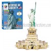 Oringaga Puzzle 3D Jigsaw The Statue of Liberty City Architecture Building Model Kit with Booklet 22 Pieces