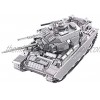 Piececool 3D Puzzles for Adults Metal Tank Model Kits-Centurion Afv Tank DIY 3D Steel Building Kit Puzzle for Stress Relief Toys Great Birthday Gifts-172 Pcs