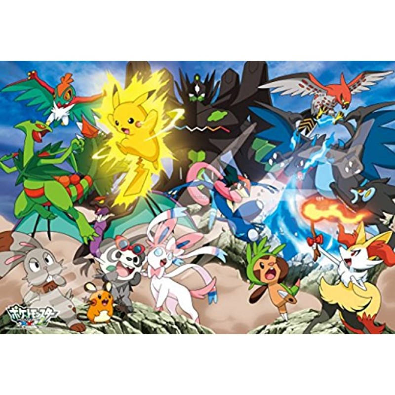 ensky Pokemon XY & Z Intense Burning Pokemon Battle Puzzle 500 Pieces