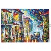 FQF Art Puzzles 1000 Puzzle Street Youth Art Puzzle Busy Port Puzzle Set Fun and Challenging Floor Puzzle for Adults Large Puzzle Game Artwork for Adults and Kids 16.73x11.81in