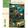Lafarge Peacocks & Peonies 500 Piece Puzzle Jigsaw Puzzle 9 x 11in