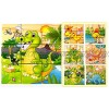 Wooden Animal Puzzles for Toddlers 1 2 3 Years Old Boys Girls Educational Toy PuzzlesB