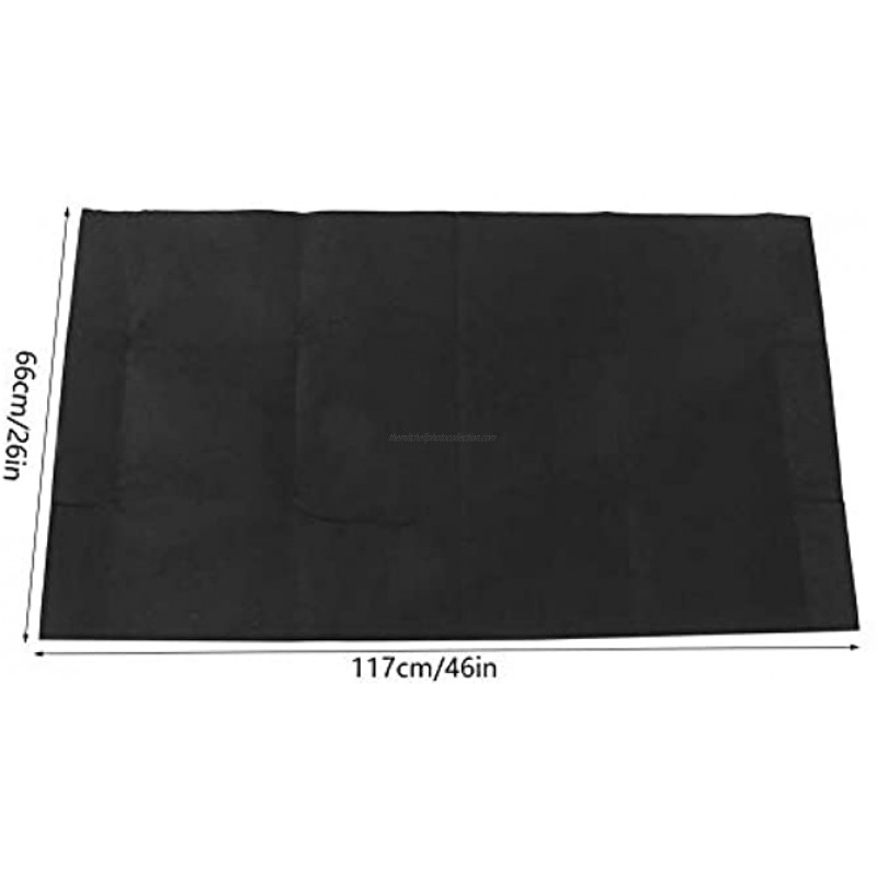 Puseky 46inx26in Black Professional Puzzle Mat Storage Blanket Felt Jigsaw Rollâ€‘Up Pad Accessories