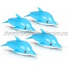 ArtCreativity Pullback String Dolphin Bath Tub Toys for Kids Set of 4 Swimming Dolphin Water Toys for Bathtub Pool and Lake Fun Adorable Aquarium Birthday Party Favors for Boys and Girls
