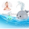 Baby Bath Toys Automatic Water Spray Whale Light Up Bath Toys for Toddlers Age 1-3 Sprinkler Bathtub Shower Toys Squirt Water Toy Christmas Xmas Gift for 1-3 Year Old Boys Girls Stocking Stuffers