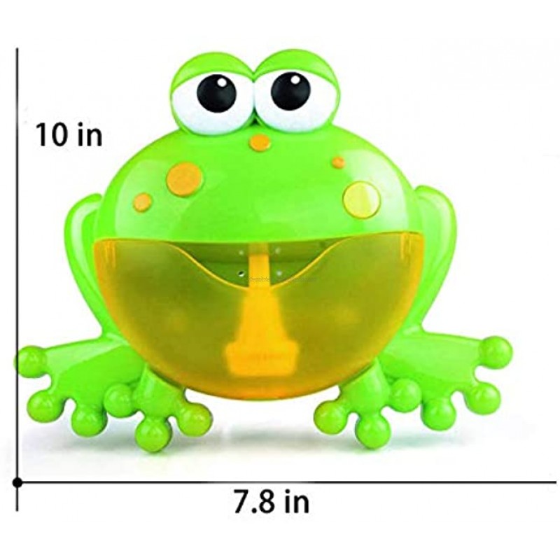 Bathtub Bubble Frog Baby Bath Toy,Bubble Toy Musical Toy Bubble Maker with Nursery Rhyme Bathtub Bubble Toys for Infant Baby Children Kids Happy Tub Time,Bubble Machine for Boys and Girls Aged 3 4 5 6