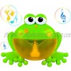 Bathtub Bubble Frog Baby Bath Toy,Bubble Toy Musical Toy Bubble Maker with Nursery Rhyme Bathtub Bubble Toys for Infant Baby Children Kids Happy Tub Time,Bubble Machine for Boys and Girls Aged 3 4 5 6
