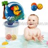 Liberty Imports Shoot and Splash Basketball Hoop Bathtub Shooting Game Bath Toy Playset for Kids and Toddlers 3 Balls Included