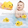 QIUXQIU Baby Bath Toys Wind up Duck Water Toy Toddlers Swimming Floating Playing Paddling Set in Bathroom Beach Pool Water Playset Best Gifts for Boys and Girls New 2 Pack