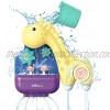 Shemira Baby Bath Toys for Toddler 1 2 3 Years Old Bathtub Toys for Infant Lovely Giraffe for Bath Time with Spinning Gear Rotating Waterfall Fun Water Spout.Best Water Toys Gift for Toddlers.