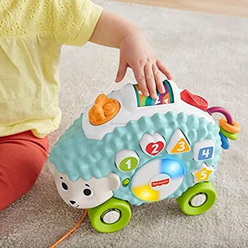 Fisher-Price GHR16 Linkimals Happy Shapes Hedgehog Interactive Baby Toy with Lights and Sounds