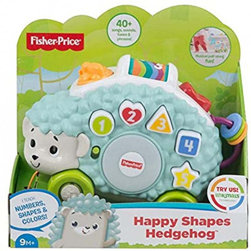 Fisher-Price GHR16 Linkimals Happy Shapes Hedgehog Interactive Baby Toy with Lights and Sounds