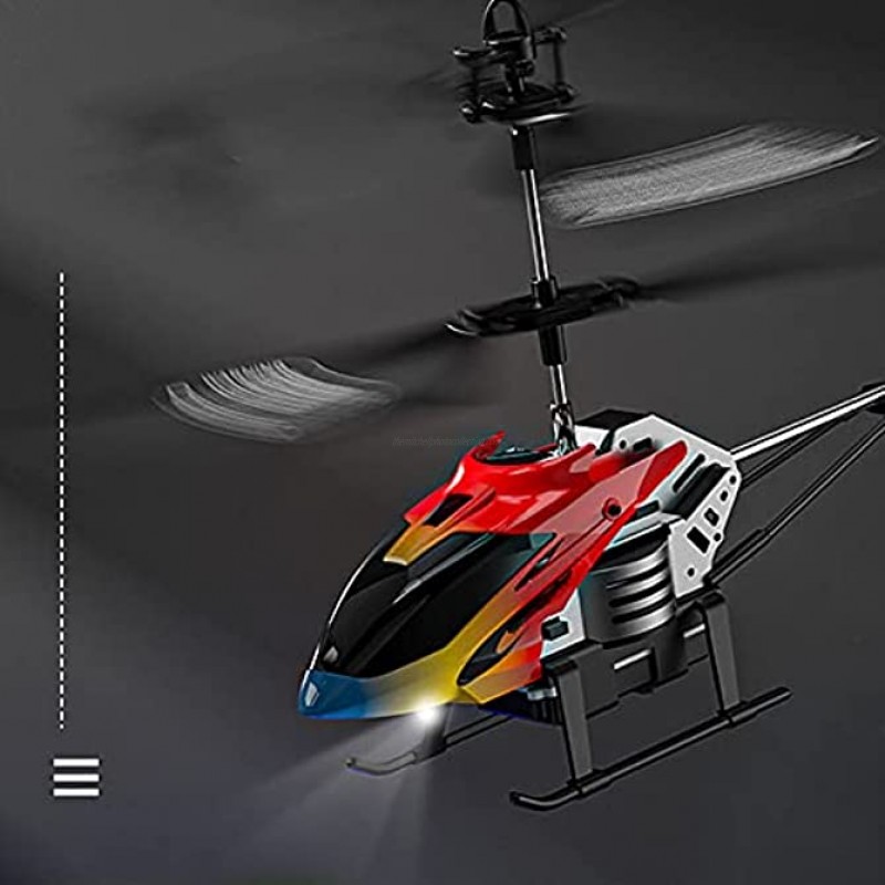 ALYHYB Fixed Height Remote Control Helicopter Long Battery Life 3.5 Channel Alloy RC Aircraft for Indoor and Outdoor with LED Light One-Key Return to Home Gifts for Boy & Girl