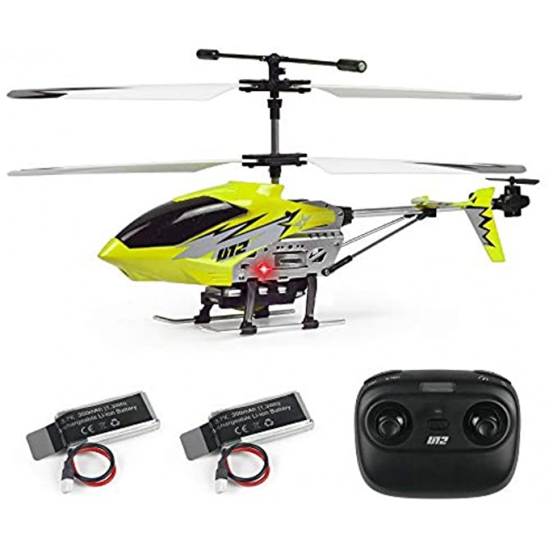 Cheerwing U12 Remote Control Helicopter with Altitude Hold Mini RC Helicopter for Adults Kids One Key take Off Landing and 2 Batteries