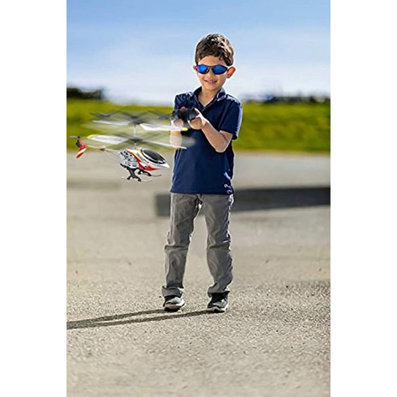 Remote Controlled Helicopter Red 3.5 Channels for Accurate Flying Alloy Design