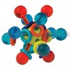 Manhattan Toy Transparent Atom Rattle & Teether Grasping Activity Baby Toy