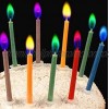 Birthday Cake Candles Happy Birthday Candles Colorful Candles Holders Included Colorful 12