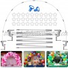 Fuzaws Table Balloon Arch Stand Kit 13Ft Adjustable Reusable Table balloon arch kit with base High Strength Glass Fiber Pole for DIY Party Wedding Birthday Baby Shower Xmas Festival Merry Christmas Decorations