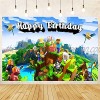 Pixel Miner Crafting Birthday Party Decoration Backdrop Pixelated Mining Style Party Supplies Banner Bedroom Decor Video Game Background for Wall Decoration Photo Props5x3ft