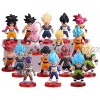 16 Pack Dragon Ball Z Cake Toppers,3" Goku Figures Cake Toppers Set
