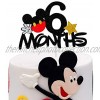 Mickey 6 Months Cake Topper,Mickey Mouse 1 2 Half Birthday Party Decorations
